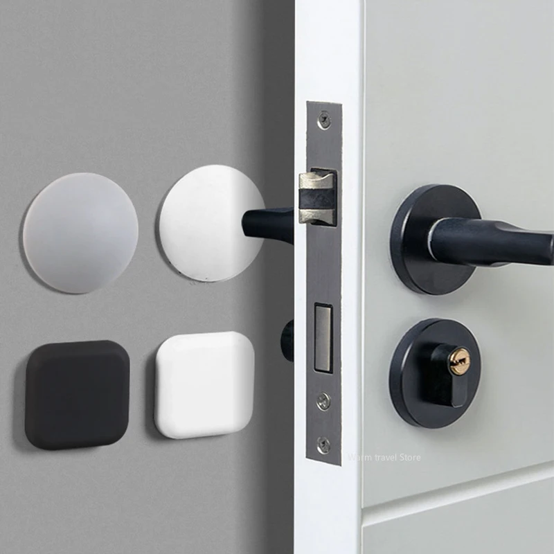 Door Stopper Silicone Handle Bumpers Self Adhesive Wall Protector Pad