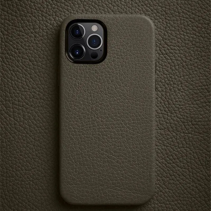 

Melkco Imported Premium Leather Case for iPhone 13 Pro Max 12 Pro 12 Mini Luxury Microfiber+Genuine Cowhide Skin Back Cover