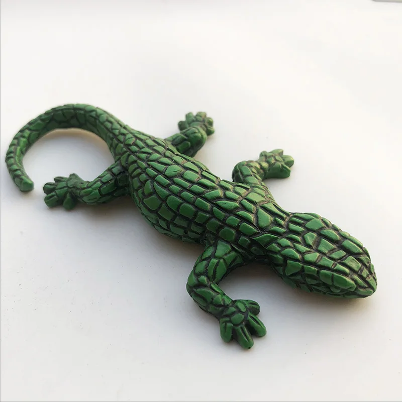 

Fridge Magnet New Spanish Mosaic Lizard Resin Decorative Crafts Tourism Souvenir Message Sticker