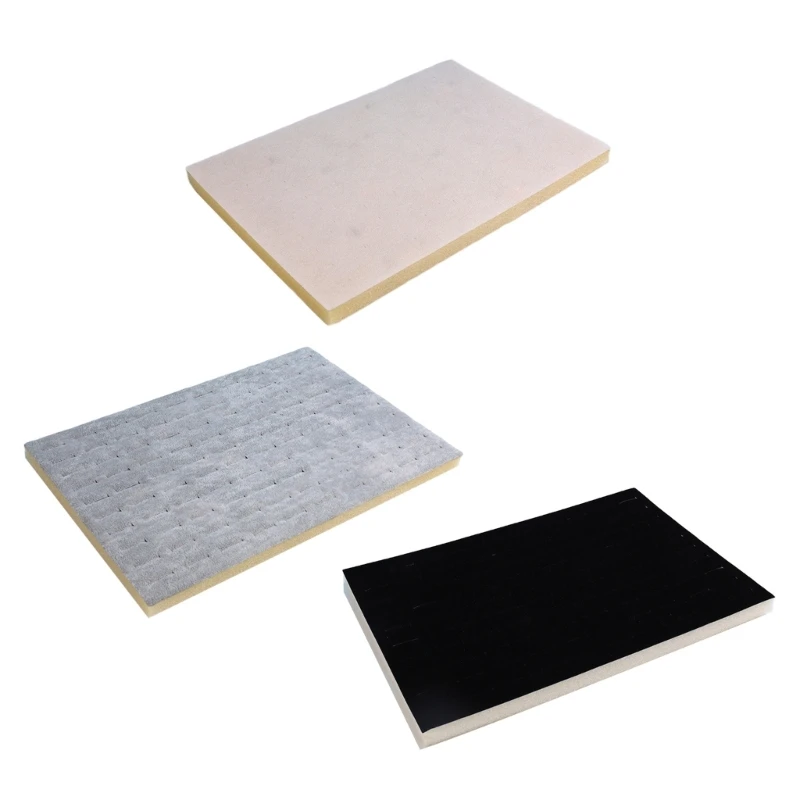 

KIKI 100 Slot Rings Foam Tray Jewelry for Selling Rings DIY Inserts Liners