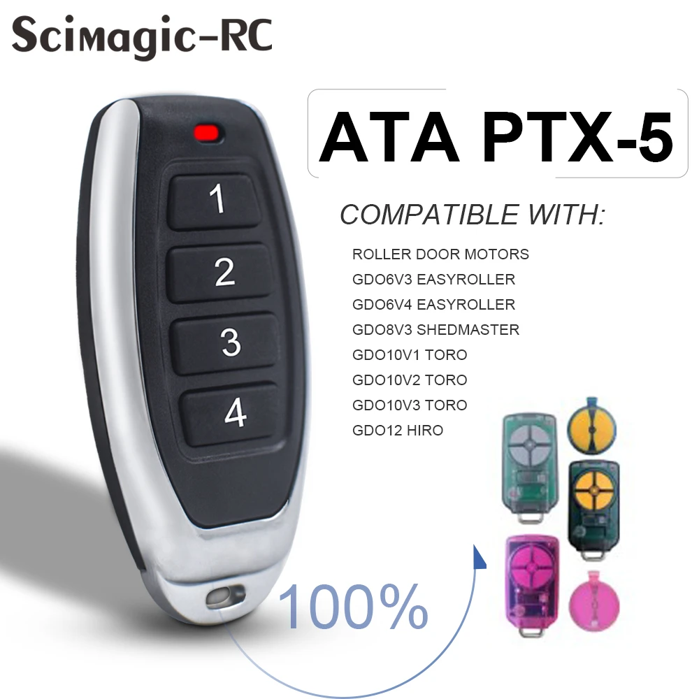 Garage ATA PTX 5 PTX5V2 Remote Control Replacement for Garage Gate Door