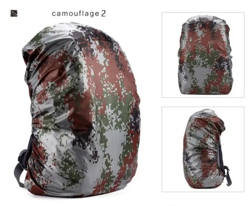 35L Outdoor Camping Hiking Mountaineering Backpack Bag Waterproof Rain Cap Cover