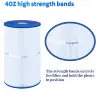 Cryspool Spa Filter Compatible with PWK30, C-6430, Watkins 31489, FC-3915, P/N0969601, 71825, 73178, 73250, 30 sq.ft. 3 Pack 4