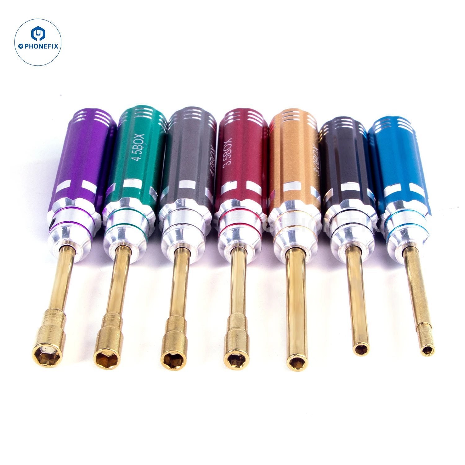 Jeu 7 clés hexagonales RC 2.0-5.0 mm pour mini-voitures