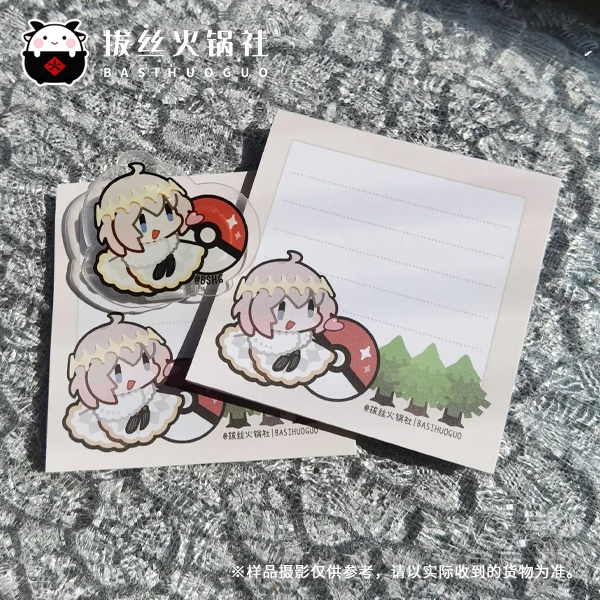 

Anime Fate/Grand Order Oberon Sticky Note Cosplay Hand Tear Paper Student Sticker Stationery Message Board PP Small Clip