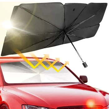 Protezione parasole per auto parasole parasole per finestrino anteriore dell'auto coperture parasole per auto protezione solare per interni accessori per la protezione del parabrezza