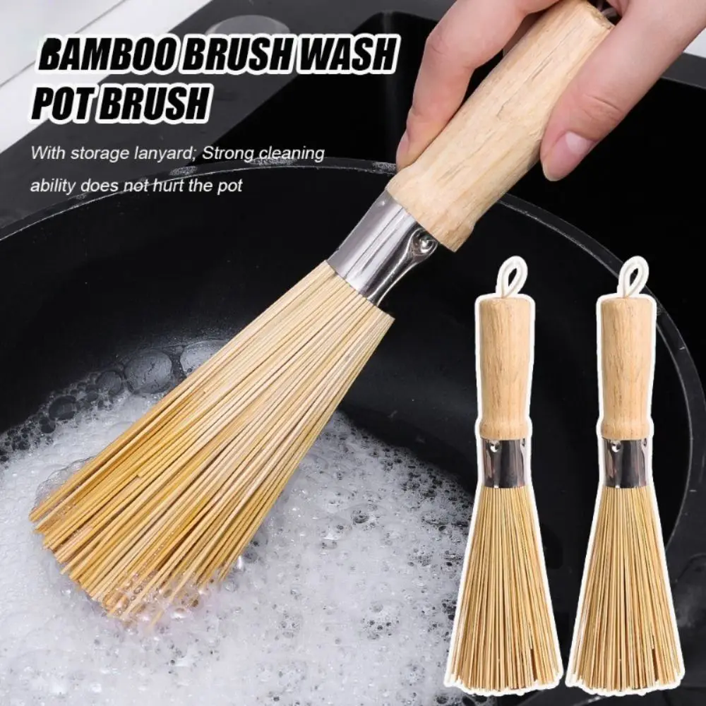 Ebnat Wooden Handle Pot Brush – Durable Hand Cleaning Brush main image 0