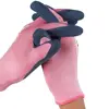 Cartoon Animal Kids Work Gloves Multi-purpose Pink Blue Yellow Gardening Glove Camping Wear Resistant Latex Coated Gloves 2