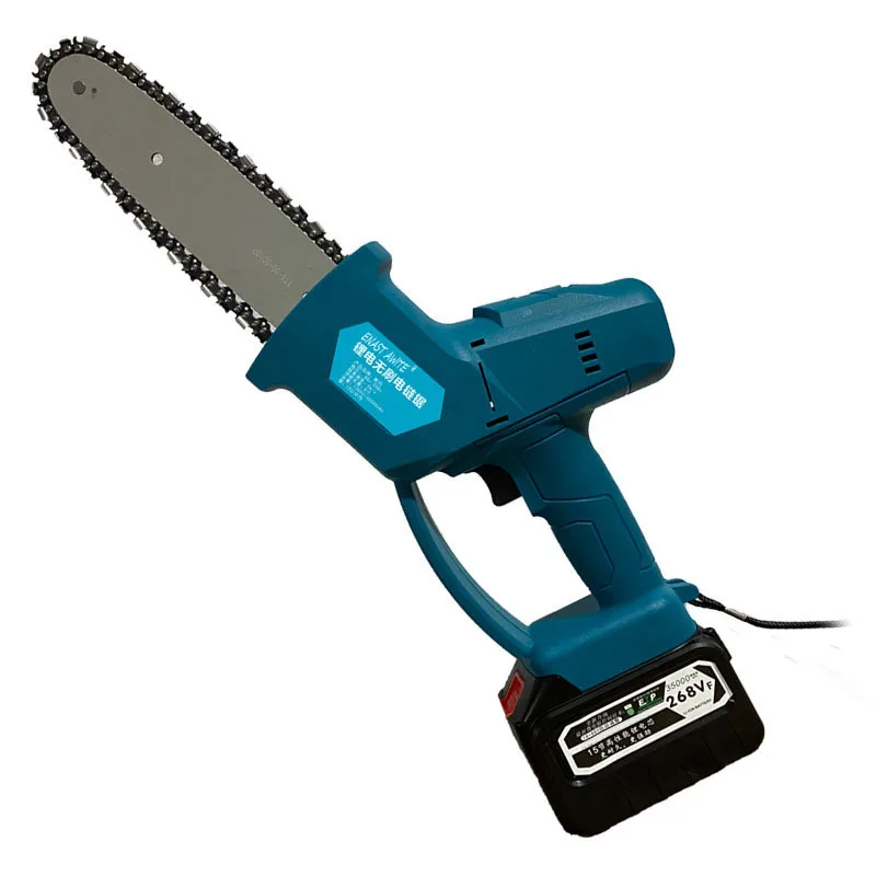 

High Power 12 inch Rechargeable Lithium Cordless Electric Chainsaw 1200W Portable One-handed Electric Saw For Fruit Tree Pruning
