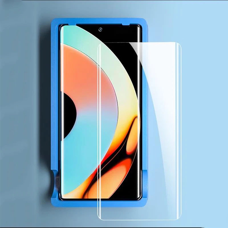 

Закаленное защитное стекло для экрана Realme 10 Pro Plus UV HD