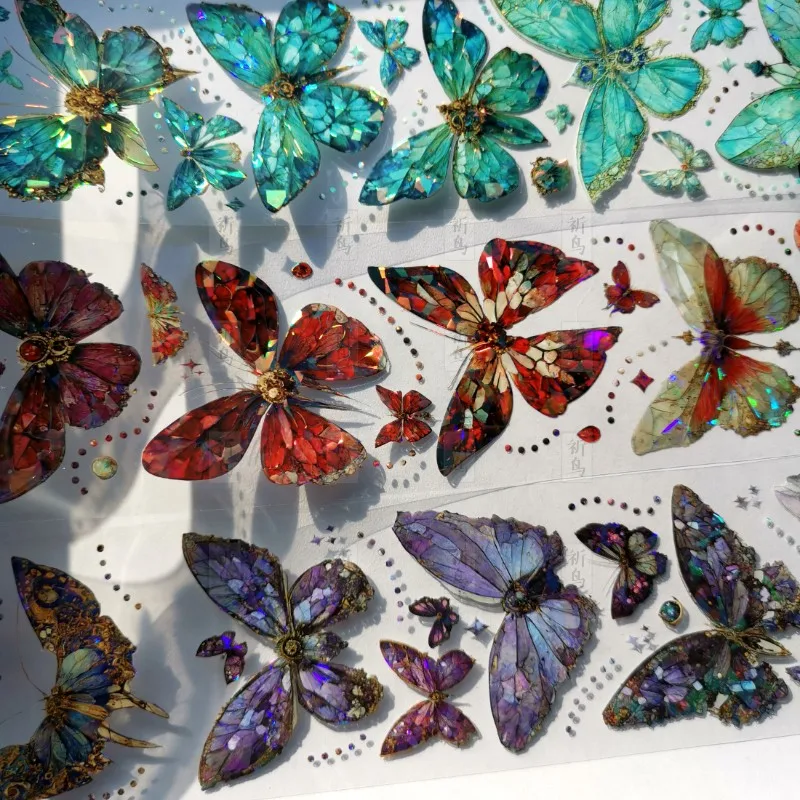 Adhesive Tapes Rainbow Tape Butterfly Adhesive Tape Butterfly Washi