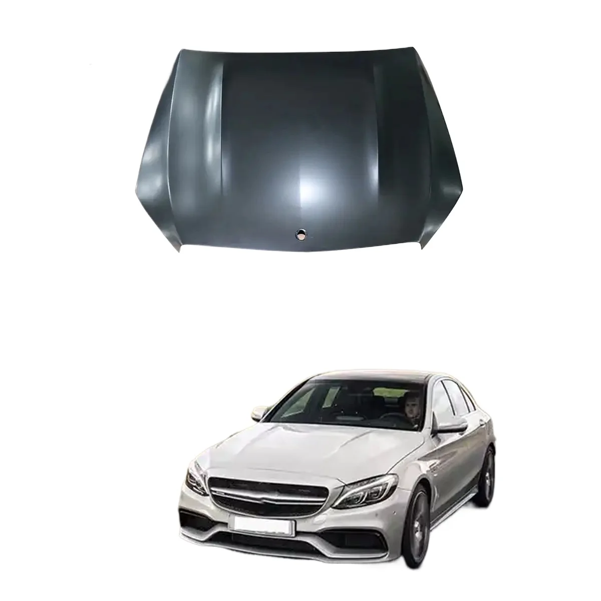 

Автомобильные детали C63 стильный листовой металлический штампованный алюминиевый капот для BENZ W205 C205 2015-2021