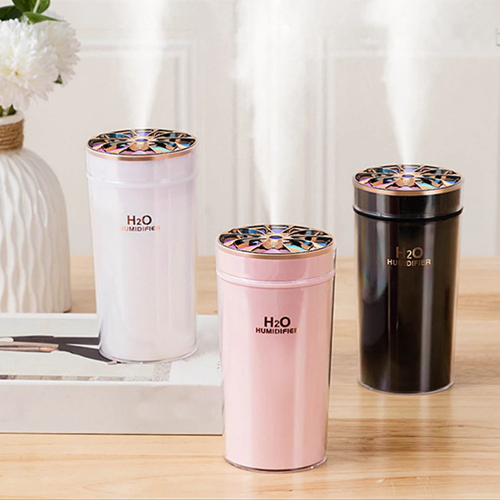 Car Air Freshener Colorful Night Light 300ml Home Aroma Diffuser USB Powered Mini Mist Humidifier Timer for Car Room Home Office