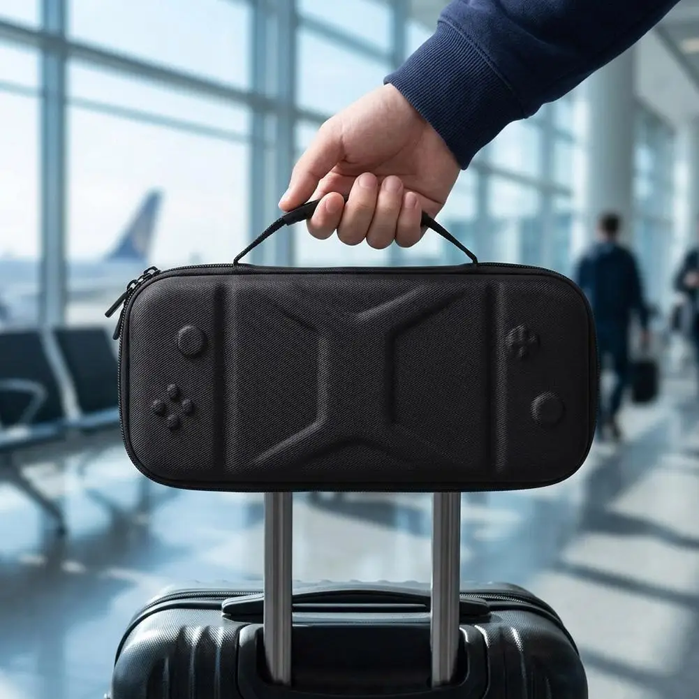 Black Shockproof Hard Shell Carrying Case
