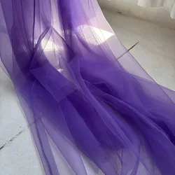 Luxurious Burgundy Red Tulle Mesh - 1500x160cm (Purple)