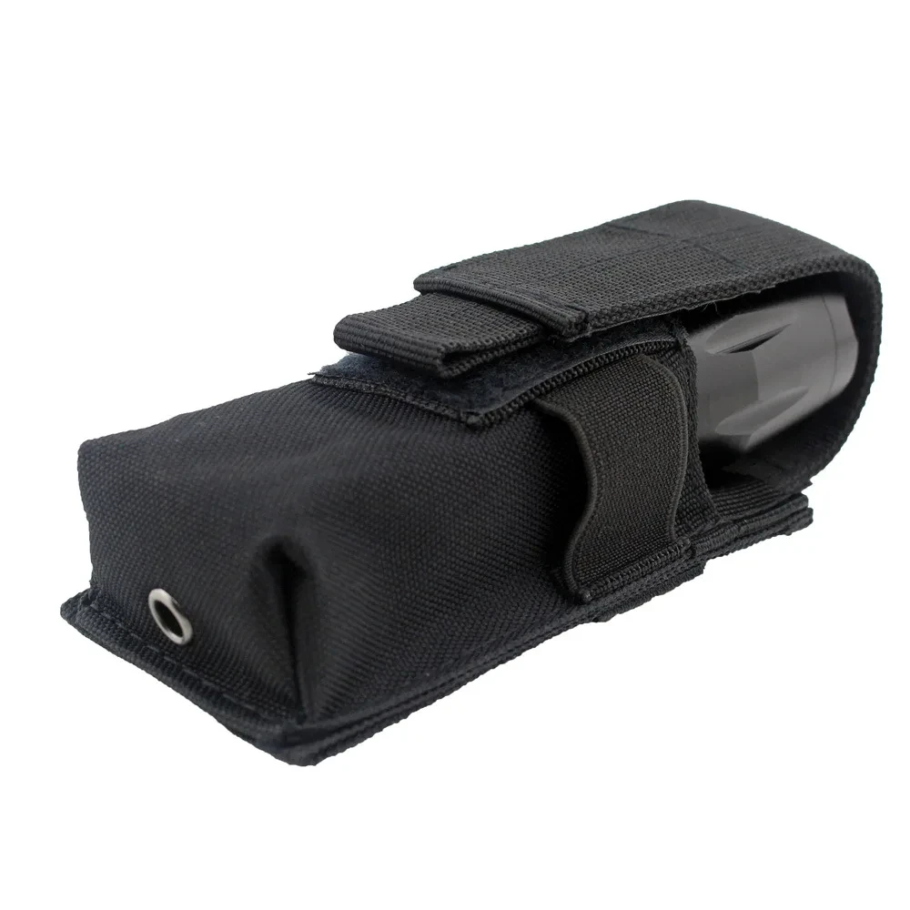 Magazine pouch Tactical Single Pistol Mag Bag Molle Flashlight Pouch Torch Holder Case Outdoor Hunting Knife Holster