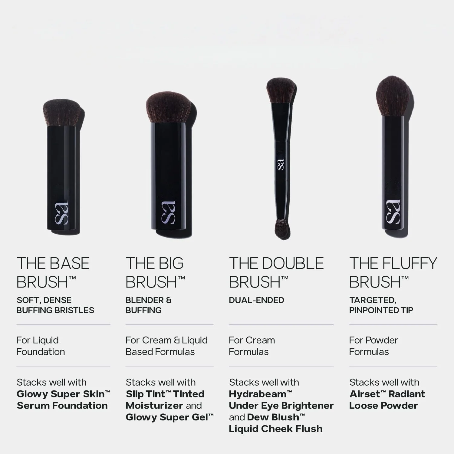 SAIEBEAUTY The Big Liquid Foundation Brush Fluffy Soft Multi-Use Makeup Brush for Blending Building