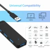 Goelely USB 3.0 HUB 4 USB 3.0 Ports High Speed Data Transfer USB HUB USB2.0 Extender Hub Splitter for Laptop Desktop 4-in-1 HUB 5