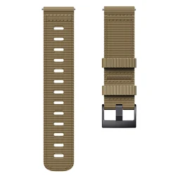 Durable Nylon Watch Strap - 24mm Replacement Band - 24mm (Brown)