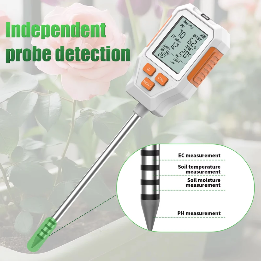 3 in 1 Soil Meter Digital LCD Detector for Garden