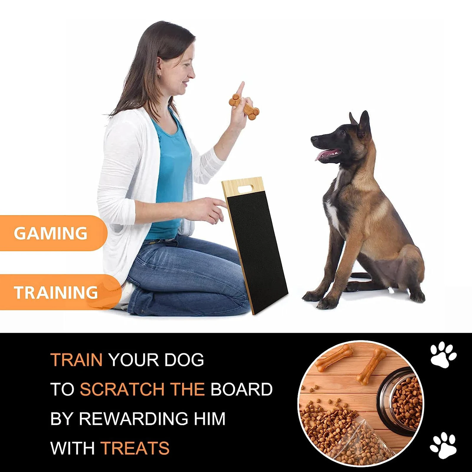 Dog Scratch Pad for Nails Grind Claws Durable Scratching Board for Small Medium Large Breeds