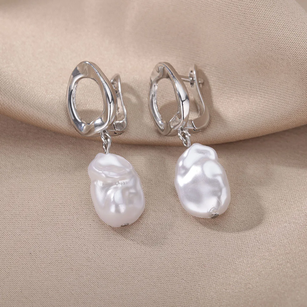 Dangle Pearl Earrings Drop Earrings For Women Mujer