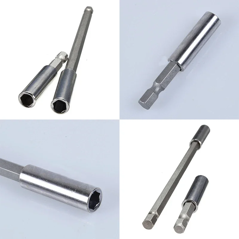 육각 섕크 마그네틱 스크루 드라이버 연장 드릴 비트 홀더, 1/4 인치, 60mm, 75mm, 100mm, 150mm