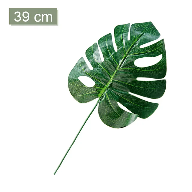 2580cm Simulation Leaf Fake Plant Leaves for Adornment Photography Background Accessories