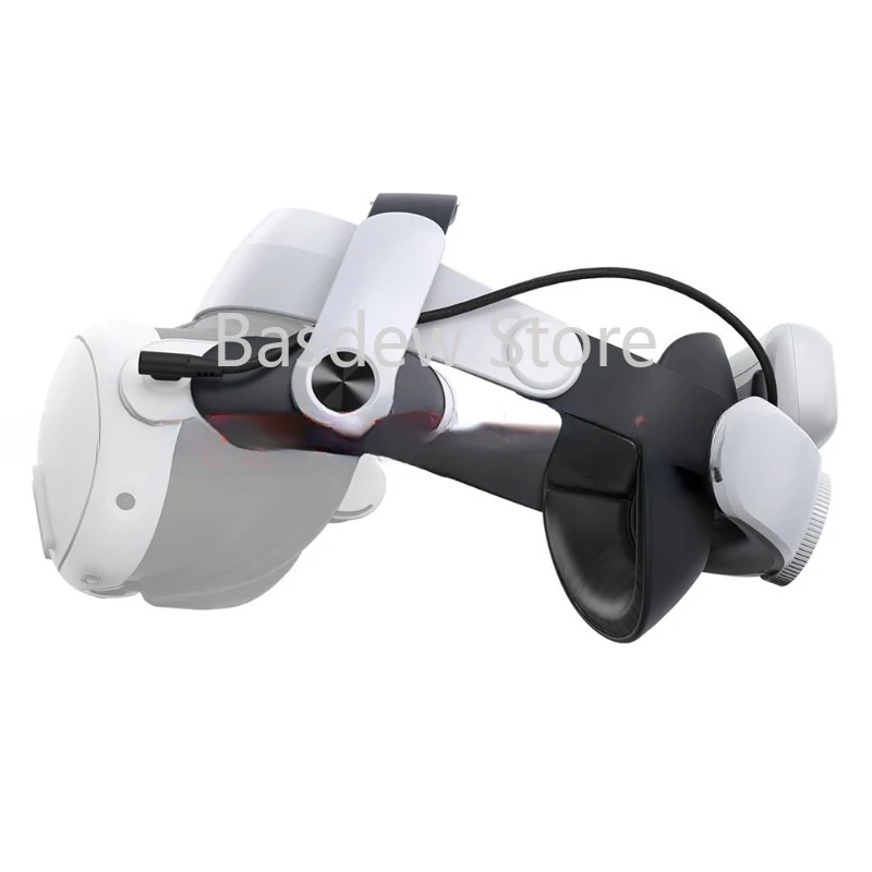 

The Meta Quest 3 VR Headset Battery Pack Headband with The BOBOVR M3 Pro Works