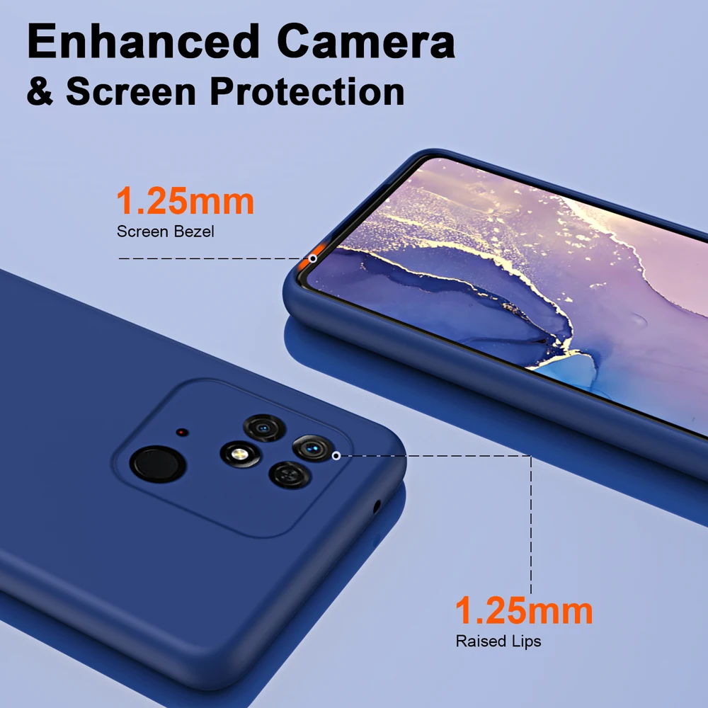 Premium Solid Silicone Protective Smartphone Case Cover