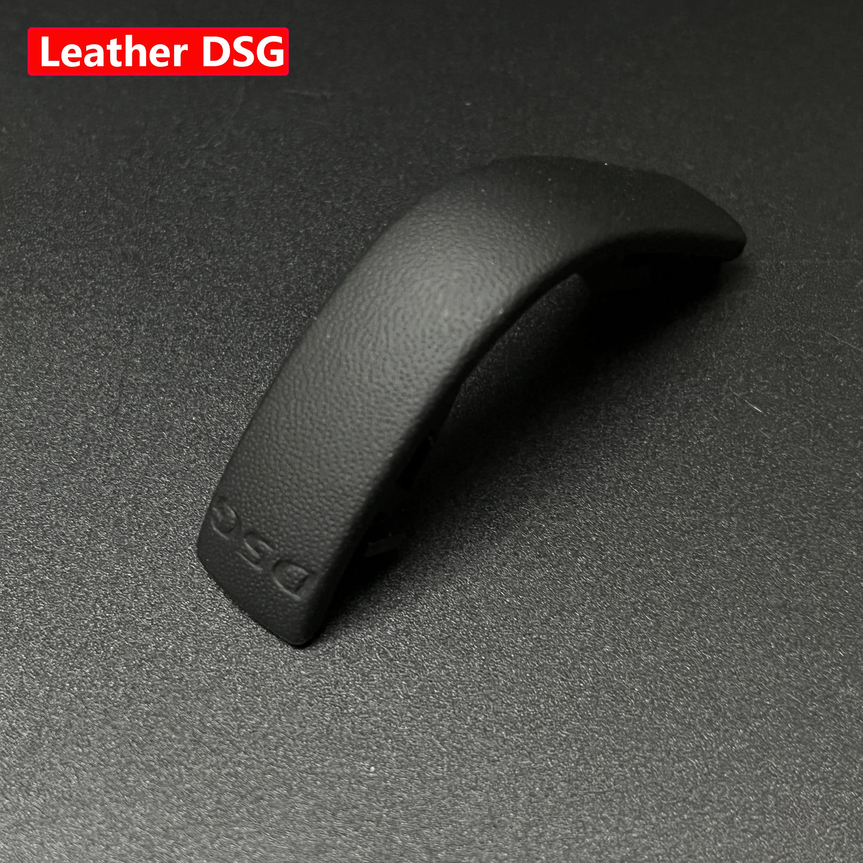 Chrome Matt Leather Shift Knob with Gear Side Cover and DSG Emblem