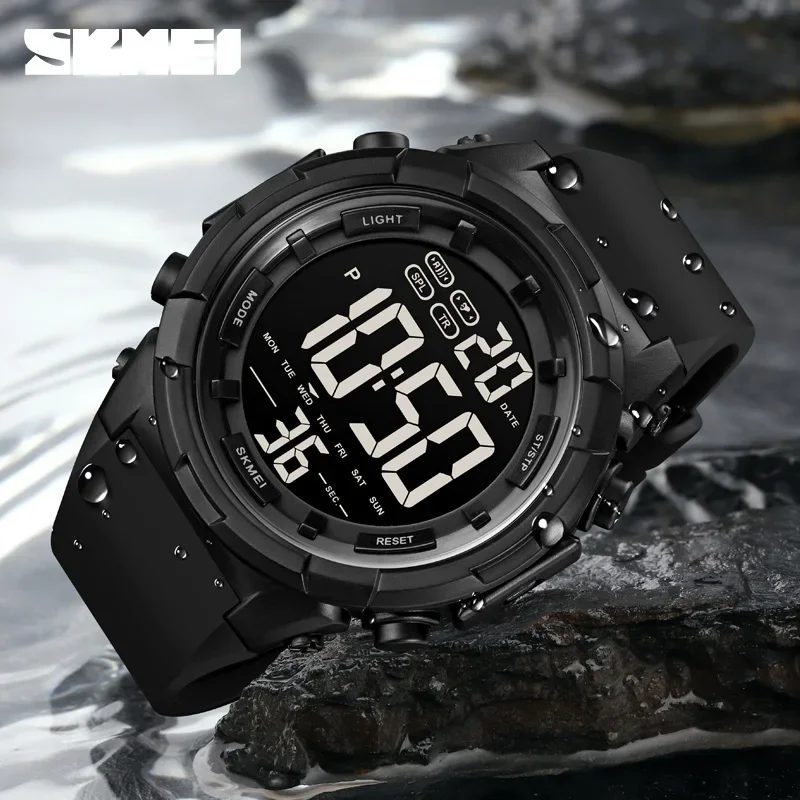 SKMEI 1845 Fashion Digital Waterproof Watch for Men Military Electronic Sport Mens Wristwatches Shockproof Clock Reloj Masculino