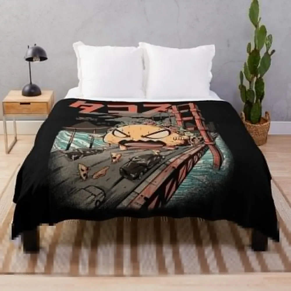 

The Black Takaiju Throw Blanket For Sofa Thin warm winter Blankets