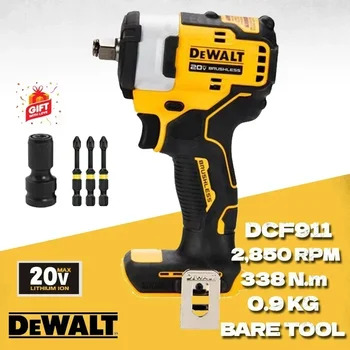 DEWALT-맥스 임팩트 렌치, DCF911B, 20V, 1/2 인치, 호그 링 포함, 앤빌 공구 전용, 고 토크 DCF911 무선 전기 렌치 전동 공구