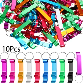 10Pcs Beer Bottle Opener Keychain – Wedding Favors & Party Gifts 1