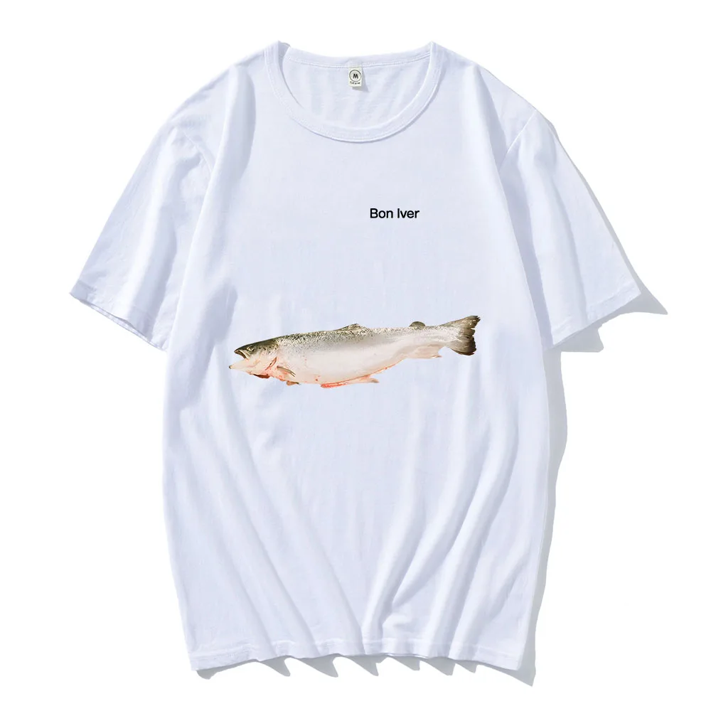 Streetwear Band Bon Iver Sable Fable Album T-shirt Baumwolle Hohe Qualität Weiche T-shirts Männer Frauen Tees Tops Sommer Unisex Camisas