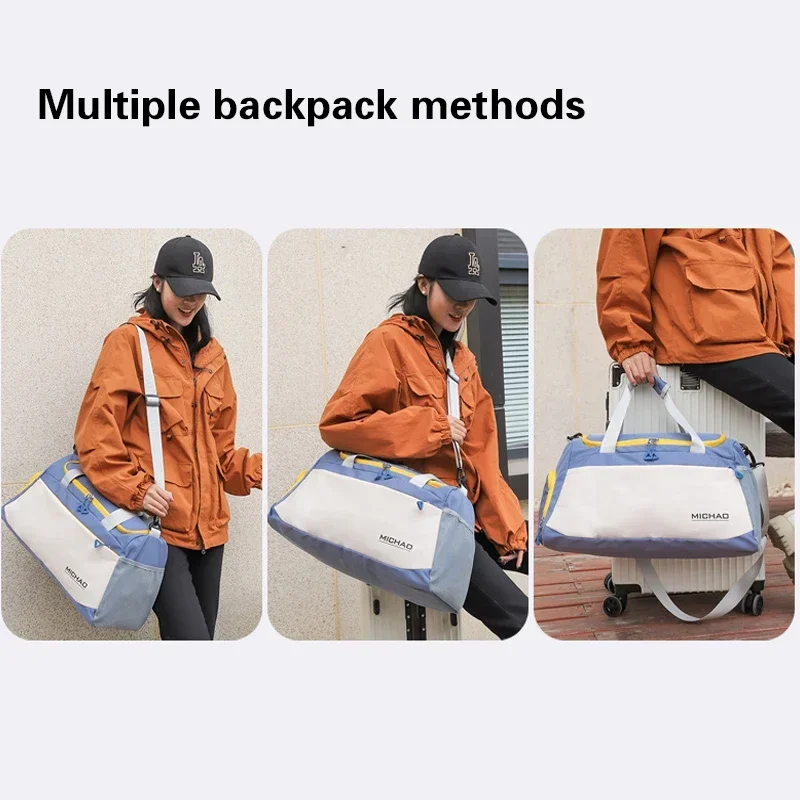 Fitness Bag Men's Gym Backpack Large Capacity Bag Sports Bags Man Woman Yoga Bag Training Waterproof Bag New Basketball Bag