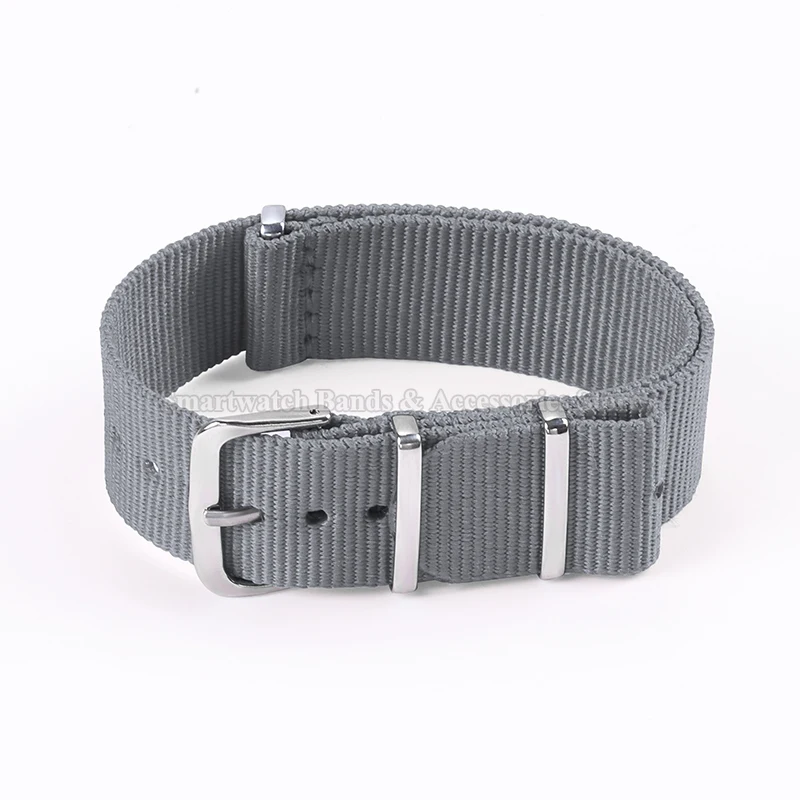 Universal Nylon Canvas Watch Strap – Military Sport Braid Bracelet