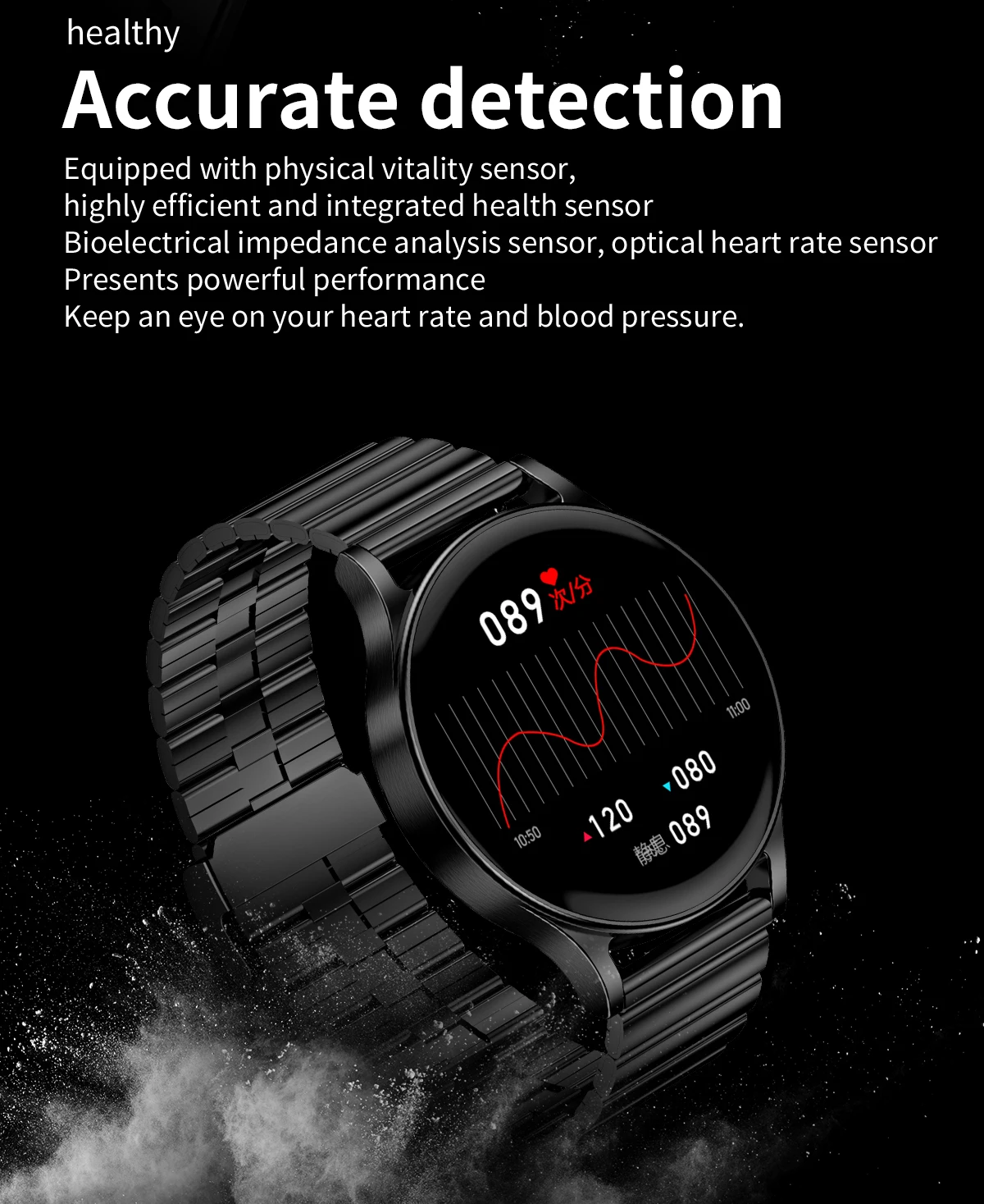 Montre connectée de sport et de fitness ultime avec appels Bluetooth et surveillance de la fréquence cardiaque