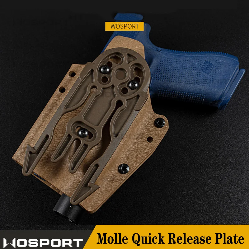 Quick Kit Mid-ride Belt Loop QLS 19 22 Locking Fork System For 3-hole  Pattern Pistol Holster Adapter Attachment For 2 Inch Belt - AliExpress
