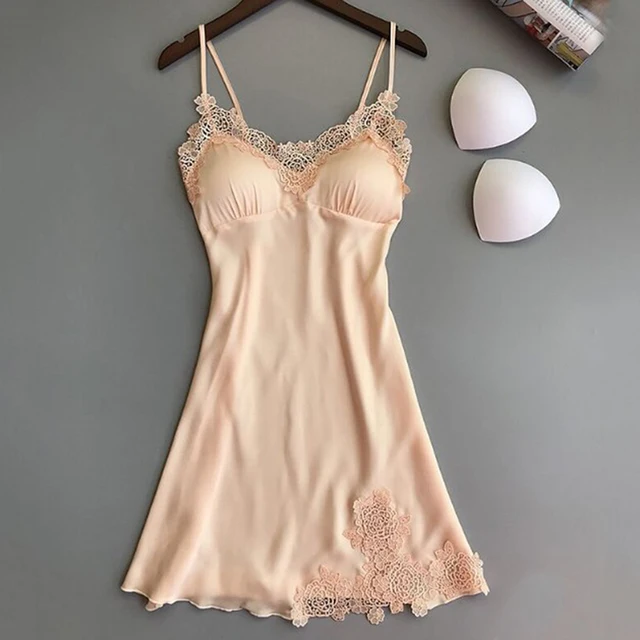 Silk Suspender Sexy Nightdress Pajamas 2