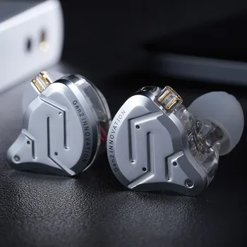 KZ ZSN Pro 2 Hybrid Drive 1BA+1DD In Ear Metal Earphones HIFI Bass Headset Monitor Earbuds Sport Noise Cancelling Headphone 5