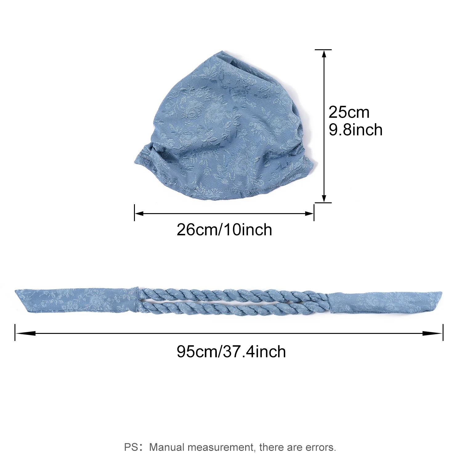 Solid Color Double Braids Turban Caps for Women Fashion Women Muslim Wrap Head Bonnet Headwear Braid Hat Turbante Mujer 2