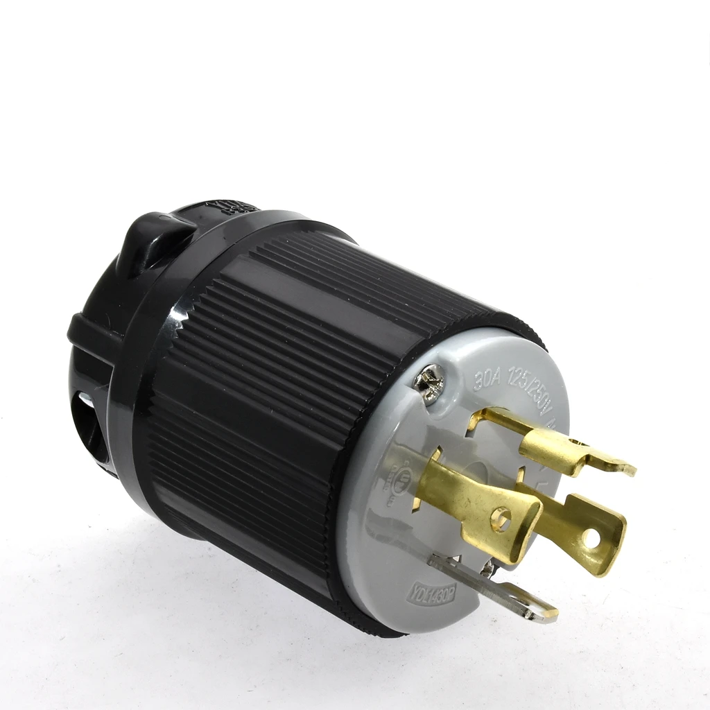 NEMA L14-30R & L14-30P 30A 125/250V Locking Plug Socket Grounding 7500 Watts Generators electrical socket,power socket