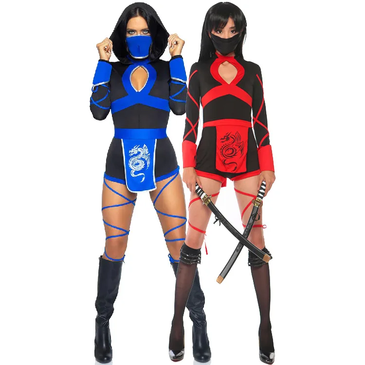 Carnaval Traje De Ninja Casero Carnaval Ninja Mujer Disfraz