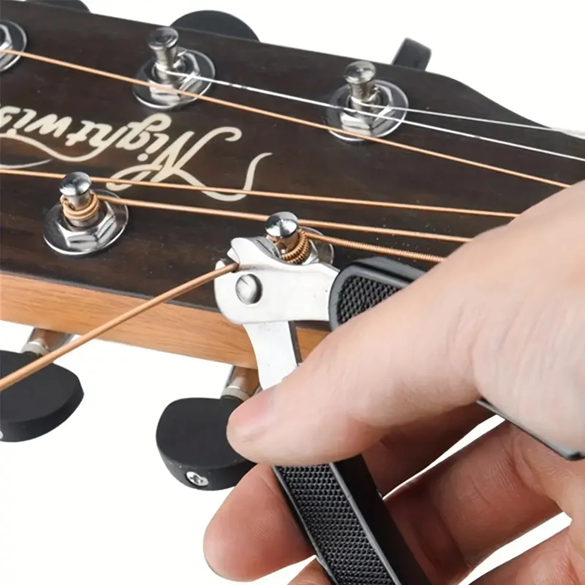 1pc 3-in-1 Guitar String Winder With Peg Winder String Cutter And Pin Puller Instrument Maintenance And Repair Tool guitar repair tool guitar accessories guitar string changing tool