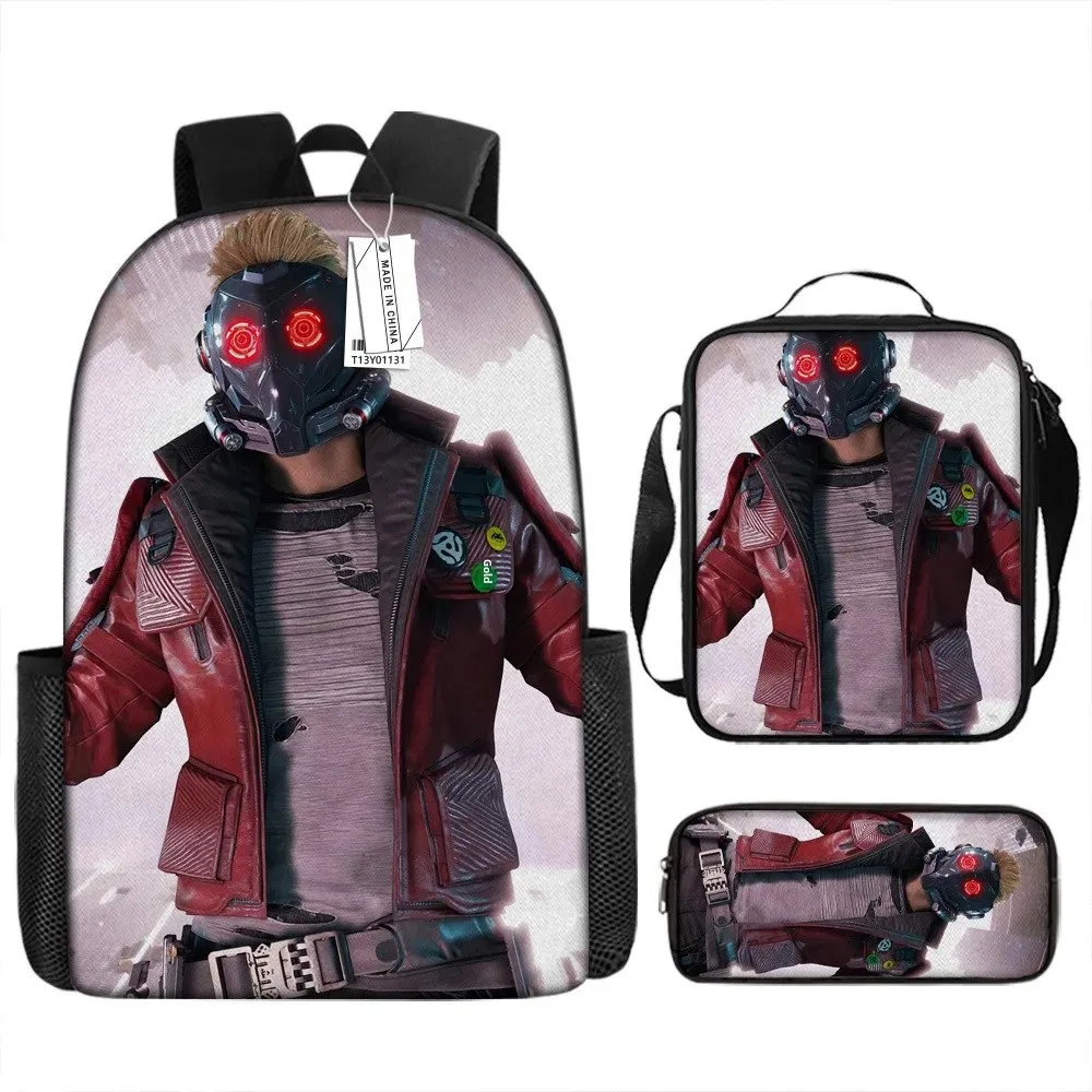 Style 3 + three-piece set (17-inch backpack + shoulder bag + pencil case)