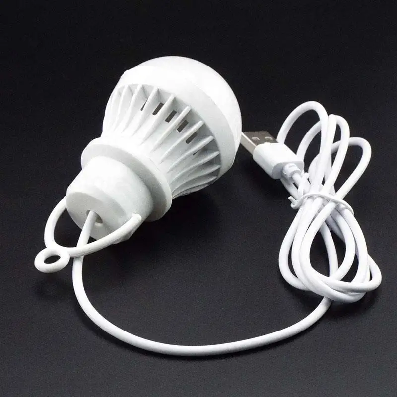 5V USB Power Portable Camping Lamp Lantern Mini LED Bulb Book Light Reading Study Table Outdoor