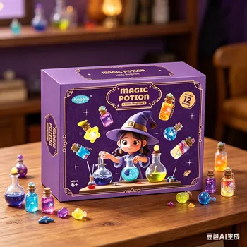Kids DIY Magician Potion Kit Wizard Science Experiment Creative Craft Toy Christmas Birthday Halloween Gift 1