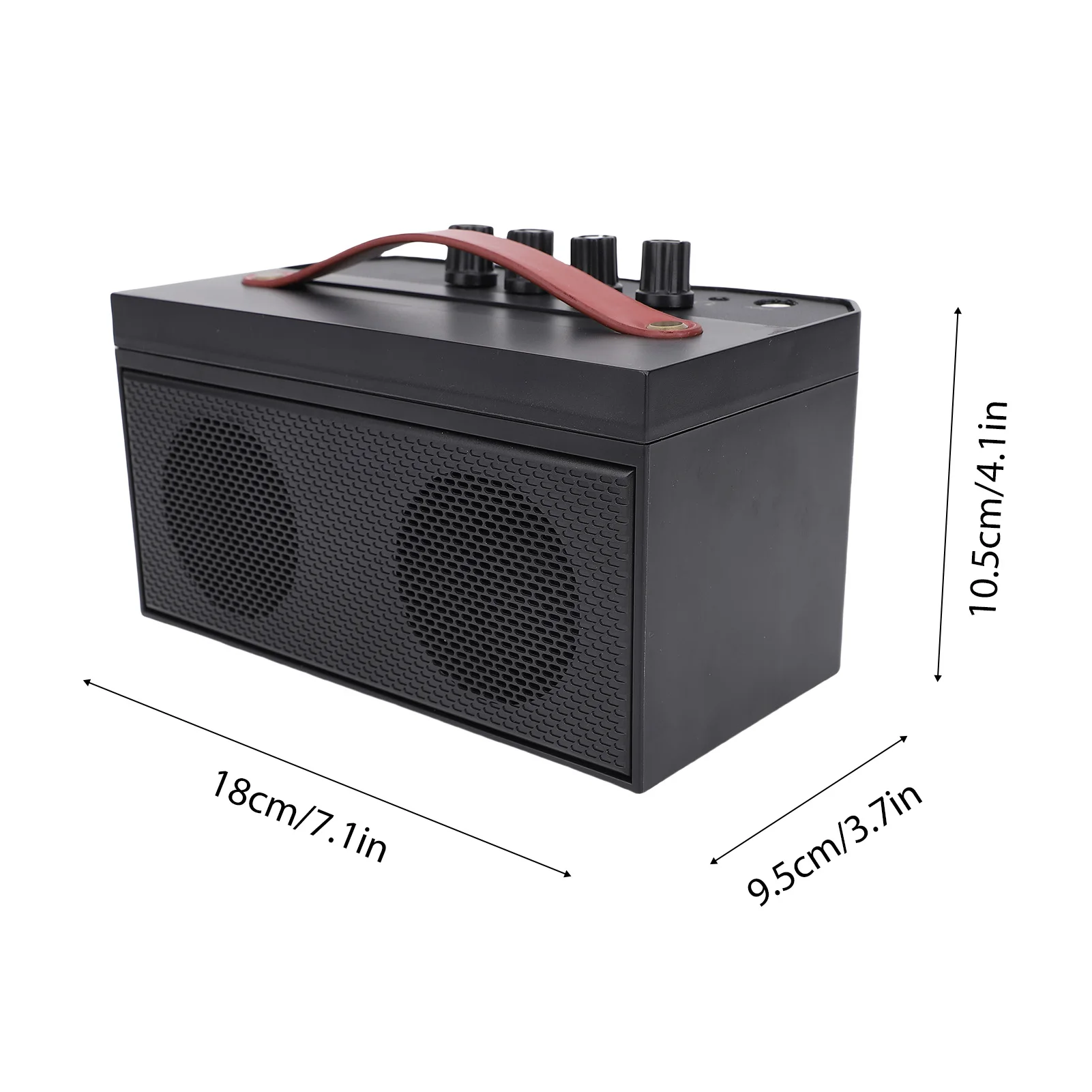 30W electric guitar amplifier portable acoustic guitar BT speaker with reverb distortion clean function accessories